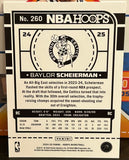 Baylor Scheierman 2024-25 Panini Hoops ROOKIE Card Boston Celtics