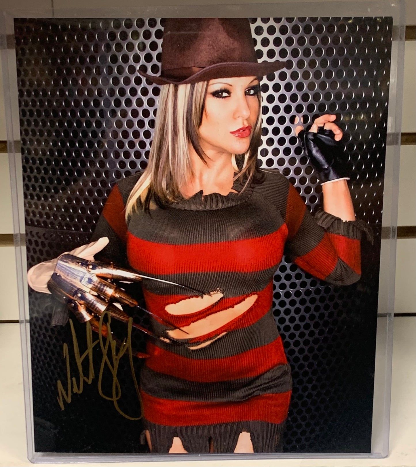 Velvet Sky Signed 8x10 Color Photo Freddy Krueger