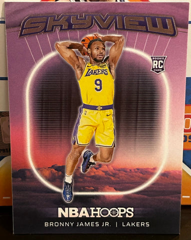 Brony James 2024-25 Panini Hoops “Skyview” Insert ROOKIE Card LA Lakers