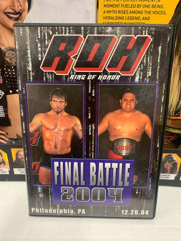 ROH Ring of Honor DVD “Final Battle 2004” (Samoa Joe, Lowki, Danielson, CM Punk)!!!