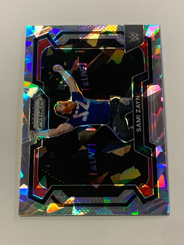 Sami Zayn 2024 WWE Prizm X-Fractor Refractor Card!!!