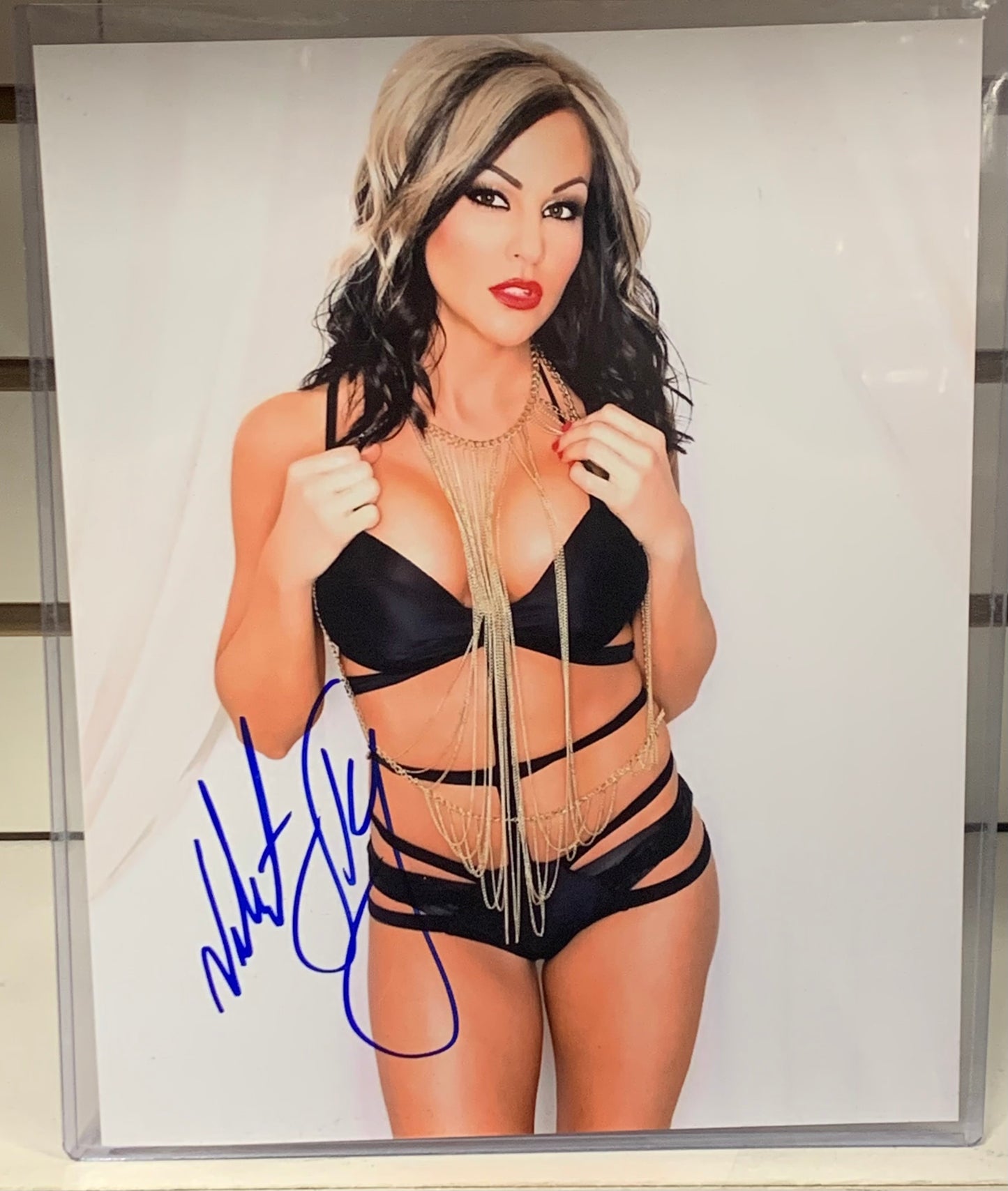 Velvet Sky Signed 8x10 Color Photo TNA (Comes w/ COA)