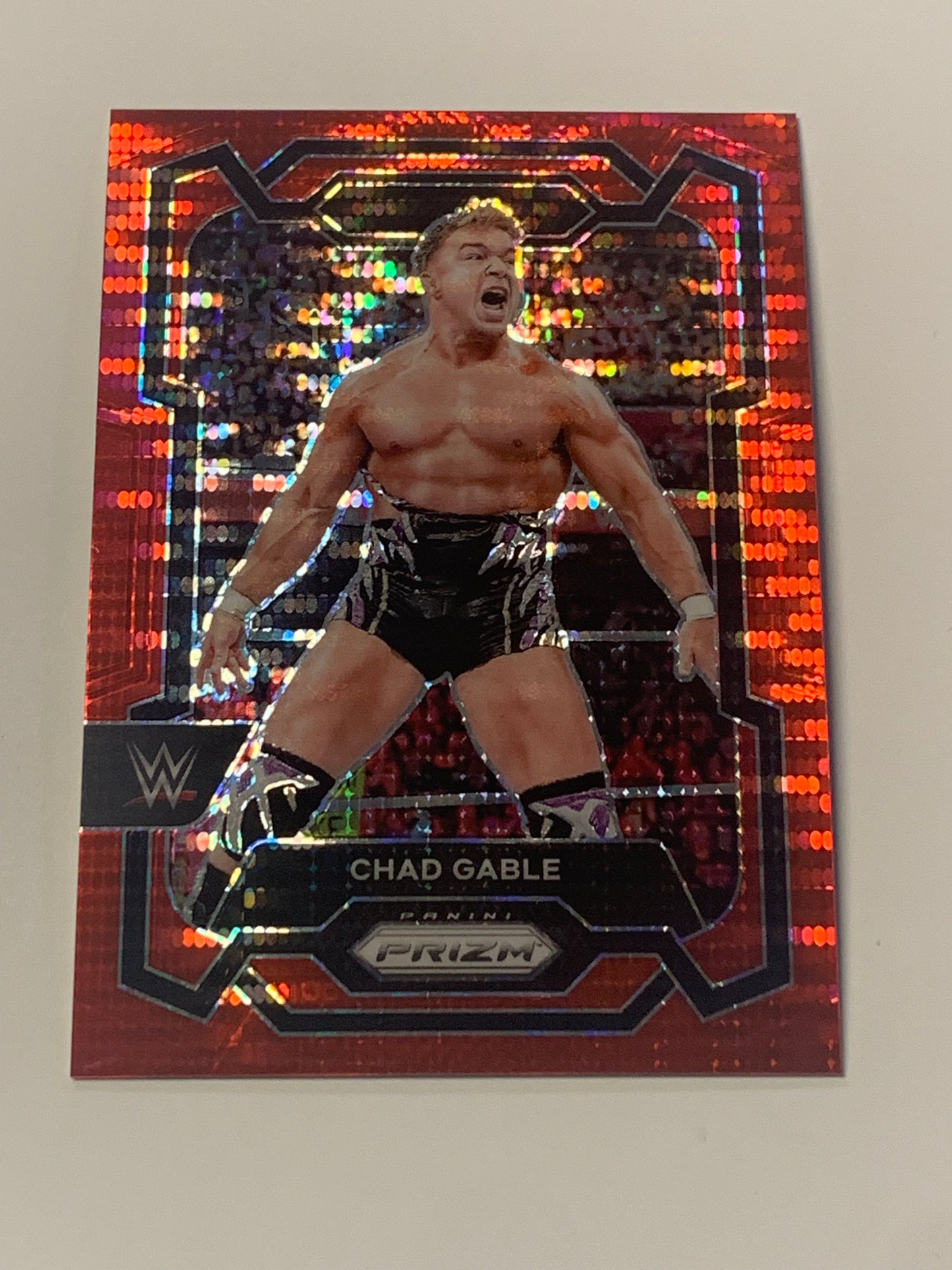 Chad Gable 2024 WWE Prizm RED WAVE Card #204/399