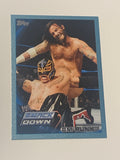 CM Punk w/ Rey Mysterio 2010 WWE Topps Blue Parallel Card #1876/2010 (Awesome Card)!!!