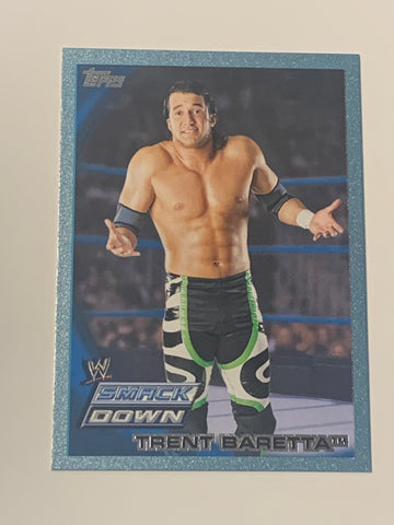 Trent Baretta 2010 WWE Topps Blue Parallel ROOKIE Card #1214/2010 (Awesome Card)!!!