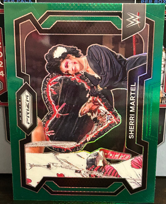 Sherri Martel 2024 WWE Panini Prizm Green