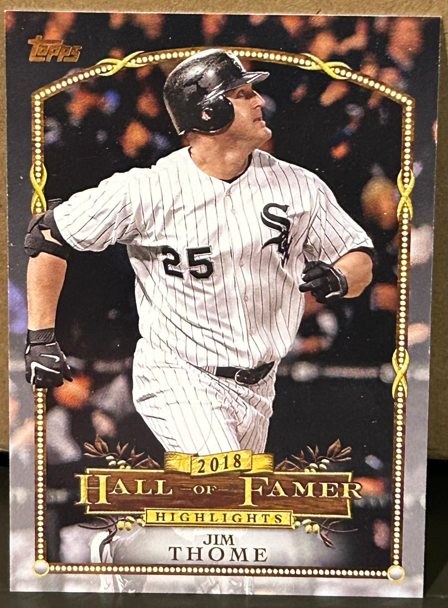 + Jim Thome 2018 Topps Update “Hall of Fame Highlights” Insert Card CHICAGO WHITE SOX