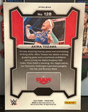 Akira Tozawa 2024 WWE Panini Prizm Cracked Ice Green Refractor Card