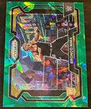 Bronco Nima 2024 WWE NXT Panini Prizm Cracked Ice Green Refractor ROOKIE Card