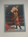 Ezekiel Jackson 2010 WWE Topps Blue Parallel Card #1374/2010 (Awesome Card)!!!