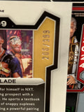 Malik Blade 2024 WWE NXT Panini Prizm RED PULSAR Rookie Refractor Card #206/399