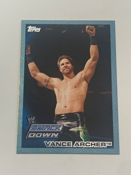 Vance Archer 2010 WWE Topps Blue Parallel Card #1693/2010 (Awesome Card)!!!