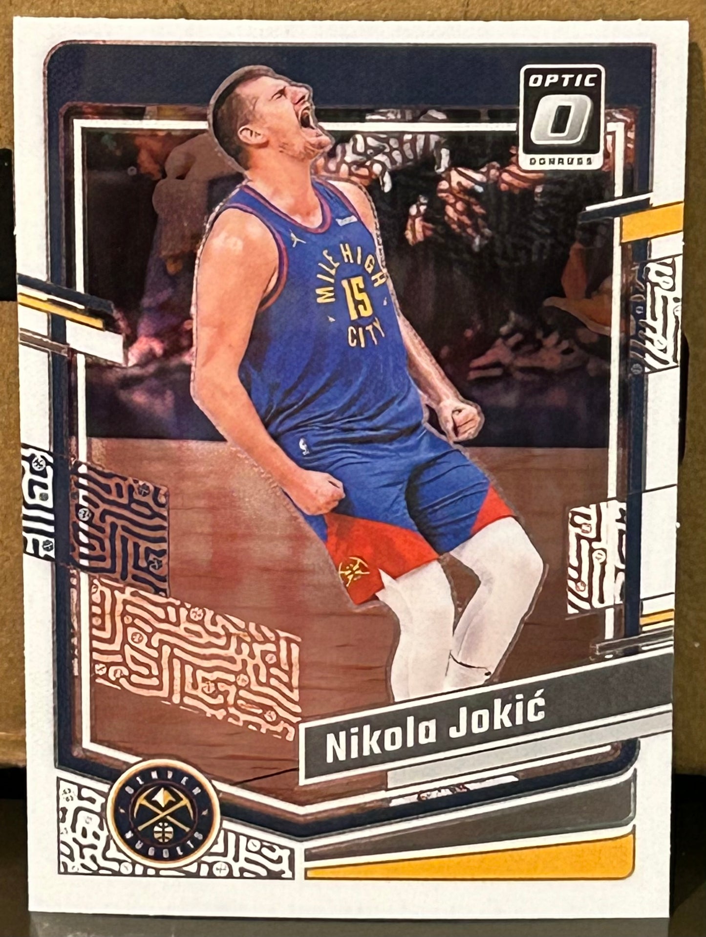 + Nikola Jokic 2023-24 Panini Donruss Optic Card DENVER NUGGETS