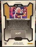 Karmen Petrovic 2024 WWE NXT Panini Prizm Silver Refractor Card