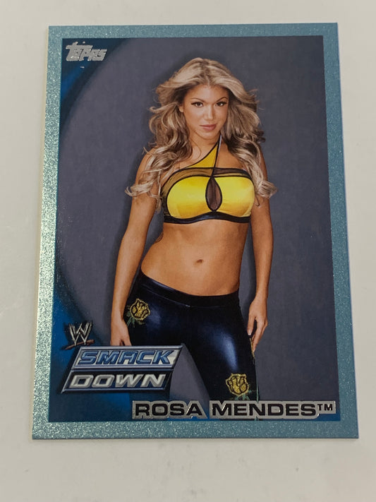 Rosa Mendes 2010 WWE Topps Blue Parallel Card #1632/2010 (Awesome Card)!!!