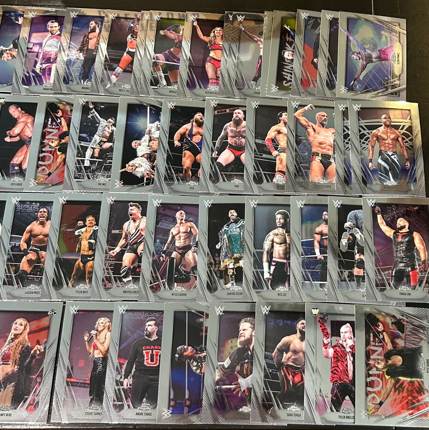 + Lot of (52) 2026 WWE Topps Chrome Cards (Rookies & Stars)