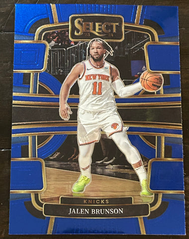 Jalen Brunson 2023-24 NBA Panini Select Card NY Knicks