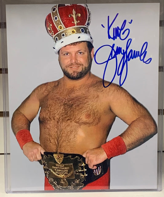 Jerry “The King” Lawler Signed 8x10 Color Photo