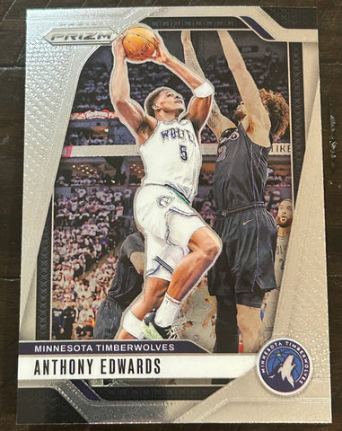 Anthony Edwards 2024-25 NBA Panini Prizm Card Minnesota Timberwolves