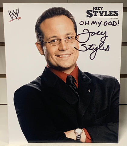 Joey Styles Signed 8x10 Color Photo ECW WWE (Comes w/COA)