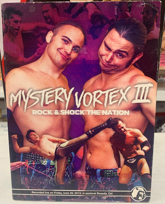 PWG Pro Wrestling Guerrilla DVD “Mystery Vortex 3” 6/26/2015 (Zack Sabre jr, Gargano, Busick, Thatcher)