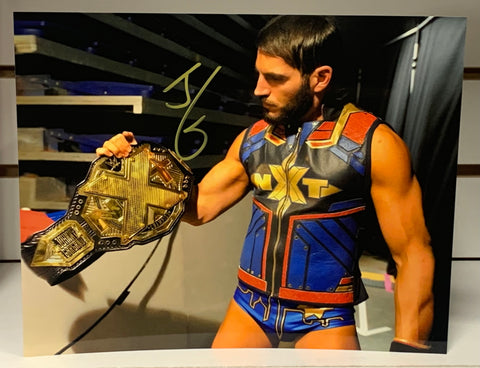 Johnny Gargano Signed 8x10 Color Photo WWE