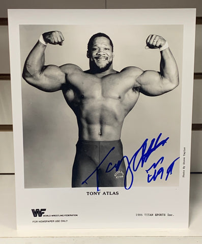 Tony Atlas “Mr. USA” Signed 8x10 Classic Photo (Comes w/COA)