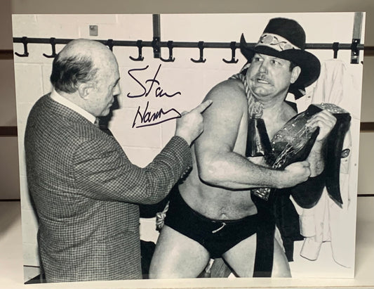 Stan Hansen Signed 8x10 Color Photo (Comes w/COA)