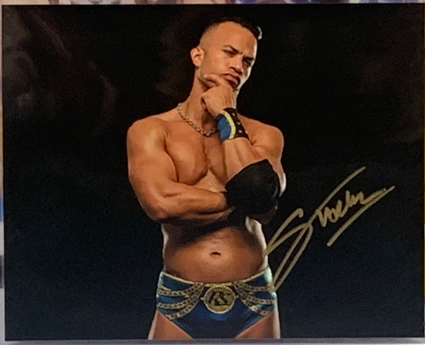 Ricky Starks Signed 8x10 Color Photo AEW (Comes w/COA)!!!