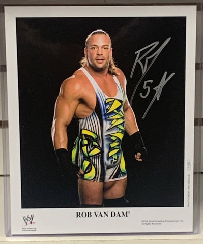 RVD Rob Van Dam Signed 8x10 Color Photo ECW WWE (Comes w/COA)