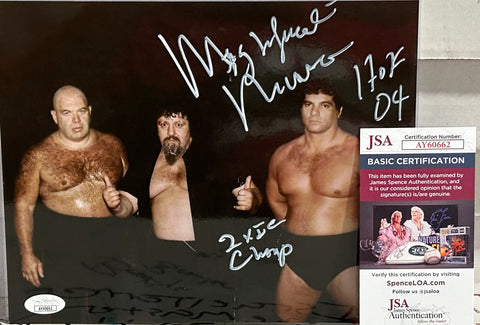 Magnificent Don Muraco Signed & Inscribed 8x10 Color photo (JSA Authenticated)