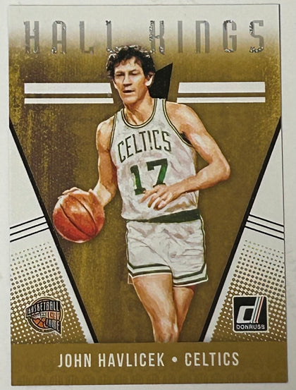 John Havlicek 2018-19 NBA Panini Donruss “Hall Kings” Insert Card BOSTON CELTICS
