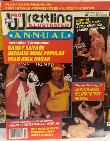 PWI Pro Wrestling Illustrated Annual Magazine Fall 1988 (Hogan, Savage,Road Warriors)!!!