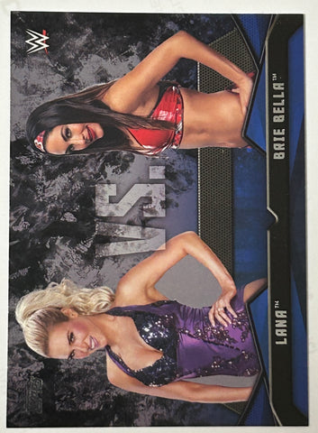 Lana & Brie Bella 2016 WWE Topps “Key Matches” Insert Card