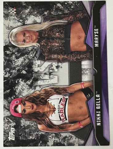 Nikki Bella & Maryse 2017 WWE Topps “Rivalries” Insert Card