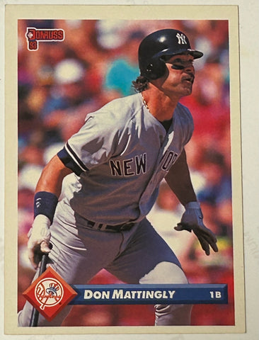 Don Mattingly 1993 Donruss Card NY YANKEES