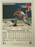Don Mattingly 1993 Donruss Card NY YANKEES