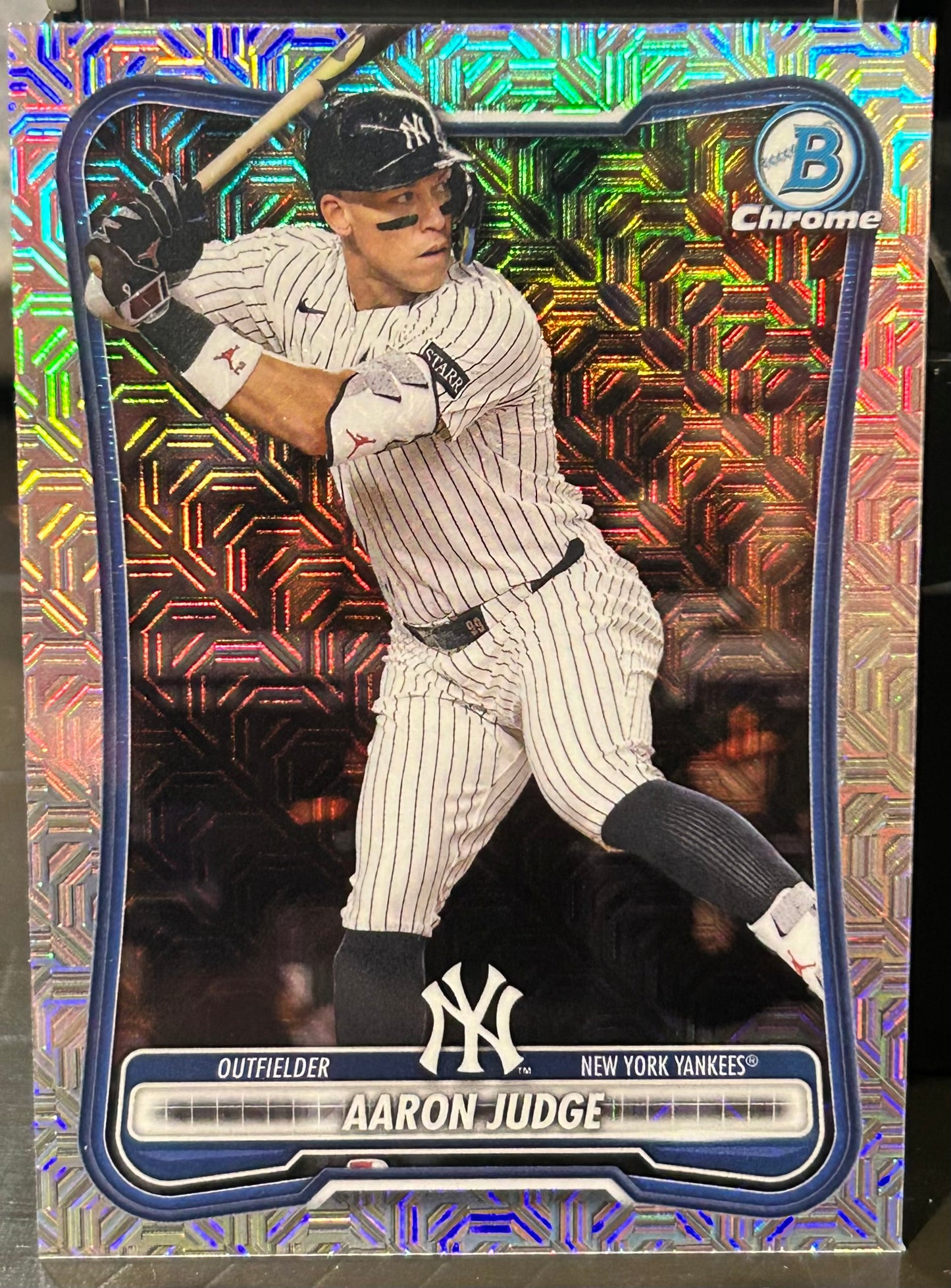 + Aaron Judge 2026 Bowman Chrome Mojo Refractor Card NY YANKEES