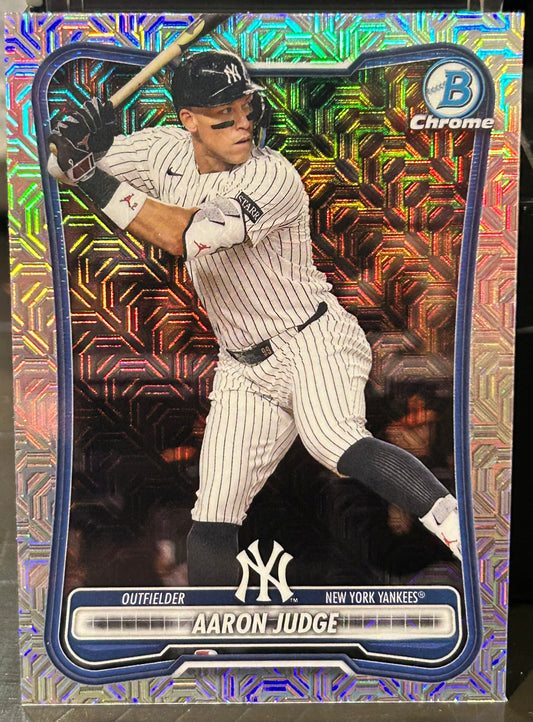+ Aaron Judge 2026 Bowman Chrome Mojo Refractor Card NY YANKEES