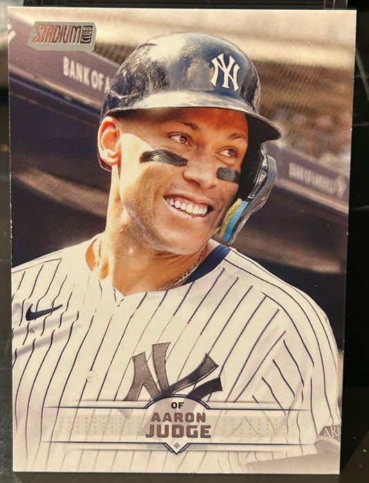 + Aaron Judge 2025 Topps Stadium Club Card NY YANKEES