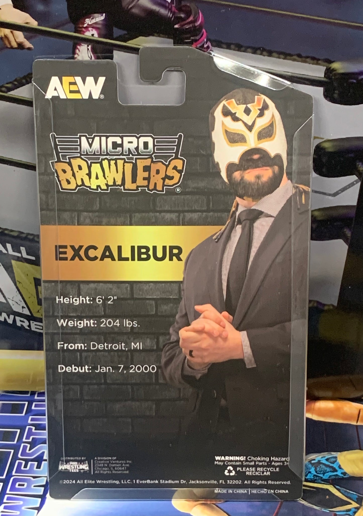 Excalibur AEW Micro Brawlers (New in Package)