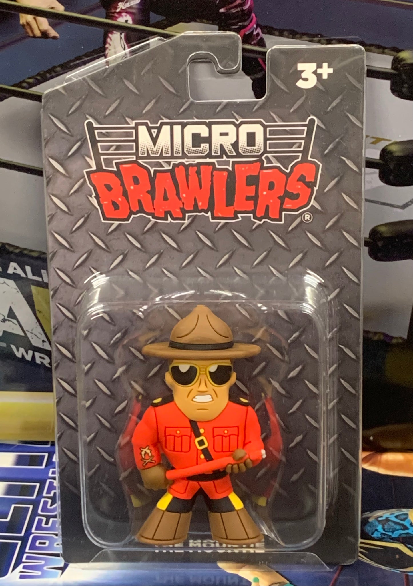 The Mountie Micro Brawlers (New in Package)