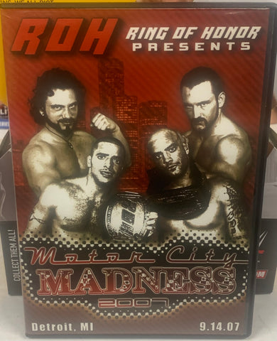 ROH Ring of Honor DVD “Motor City Madness 2007” 9/14/07 (Briscoes, Morishima, Aries)!!!