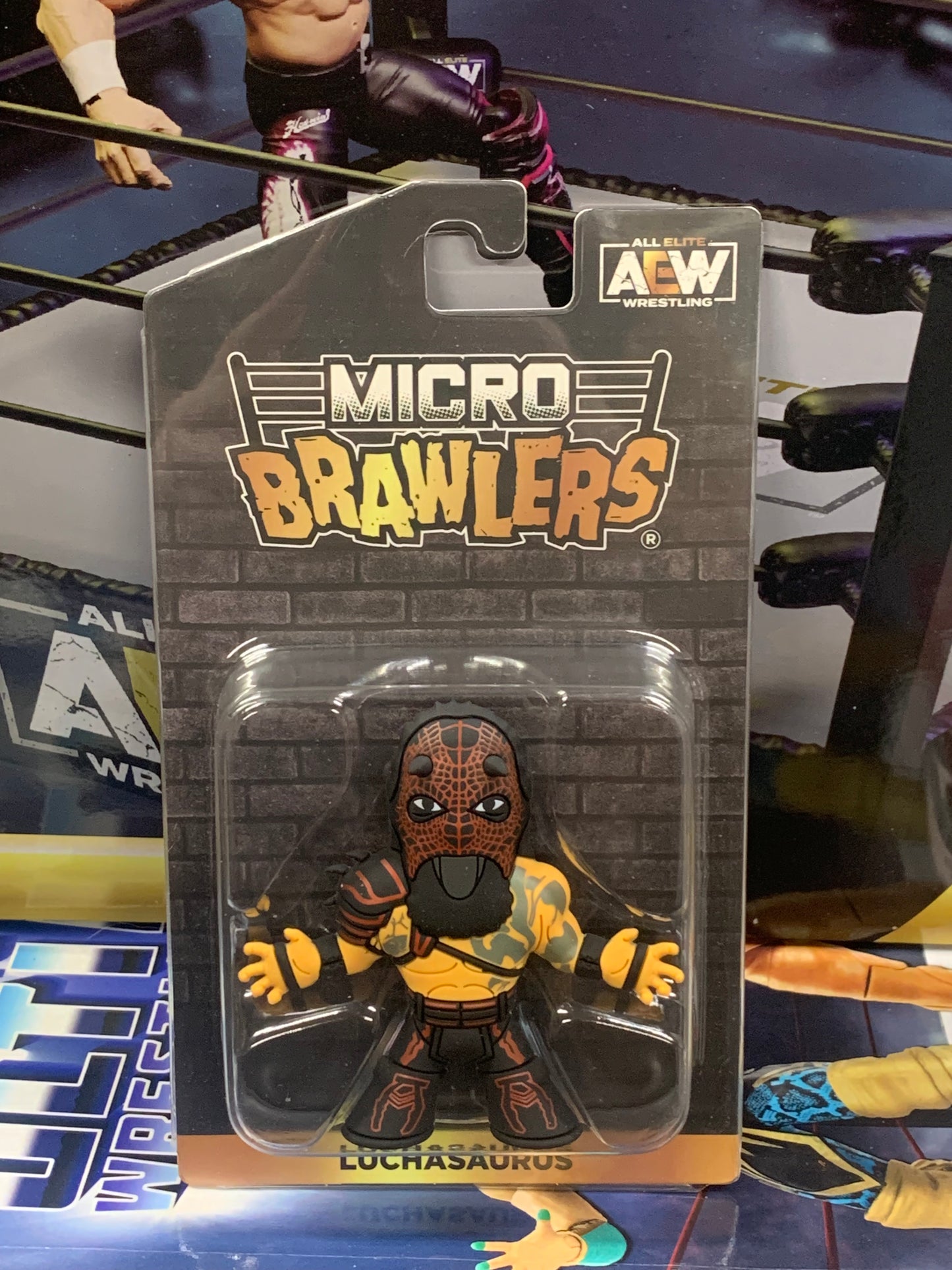 Luchasaurus AEW Micro Brawlers (New in Package)