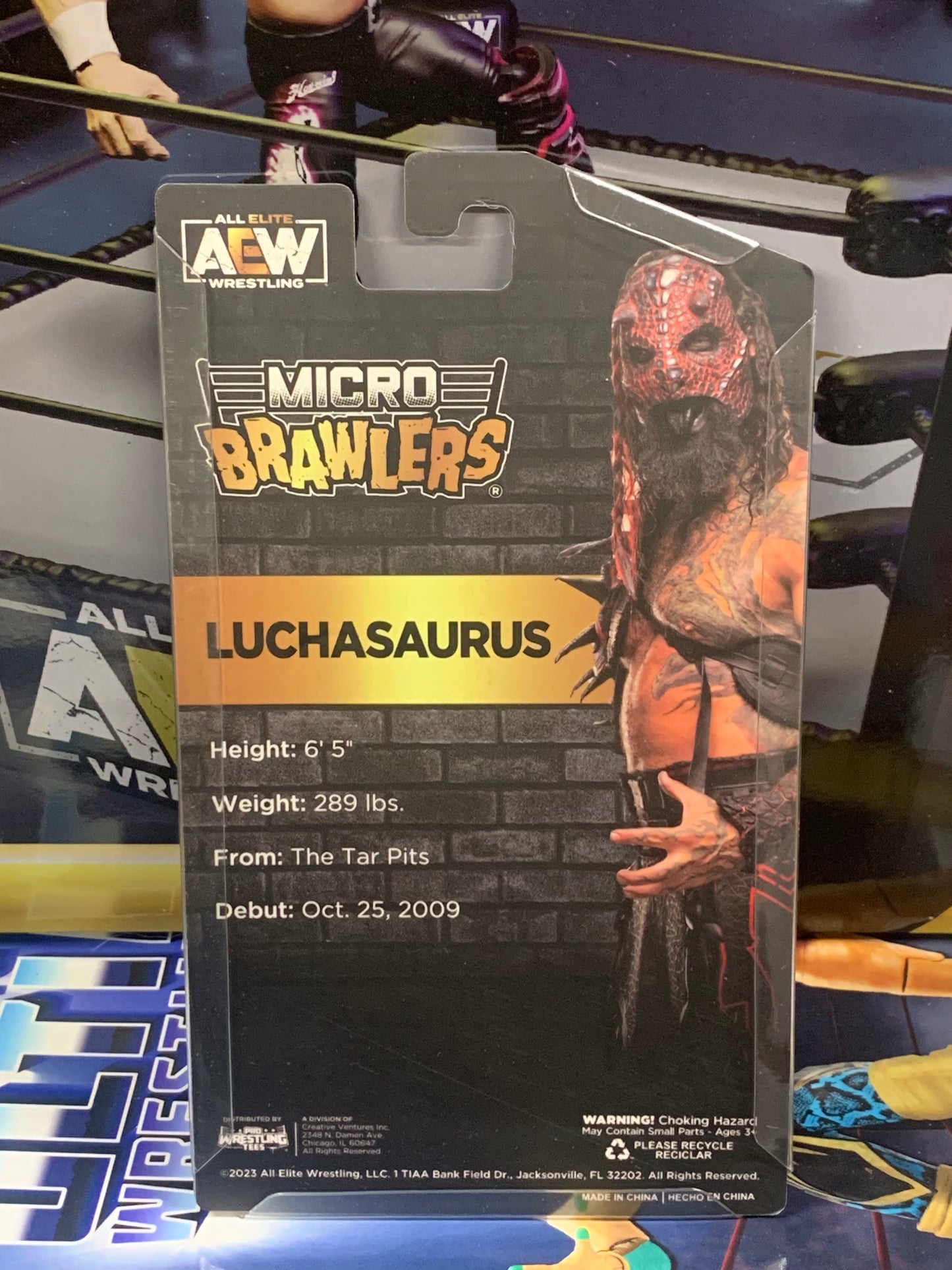 Luchasaurus AEW Micro Brawlers (New in Package)