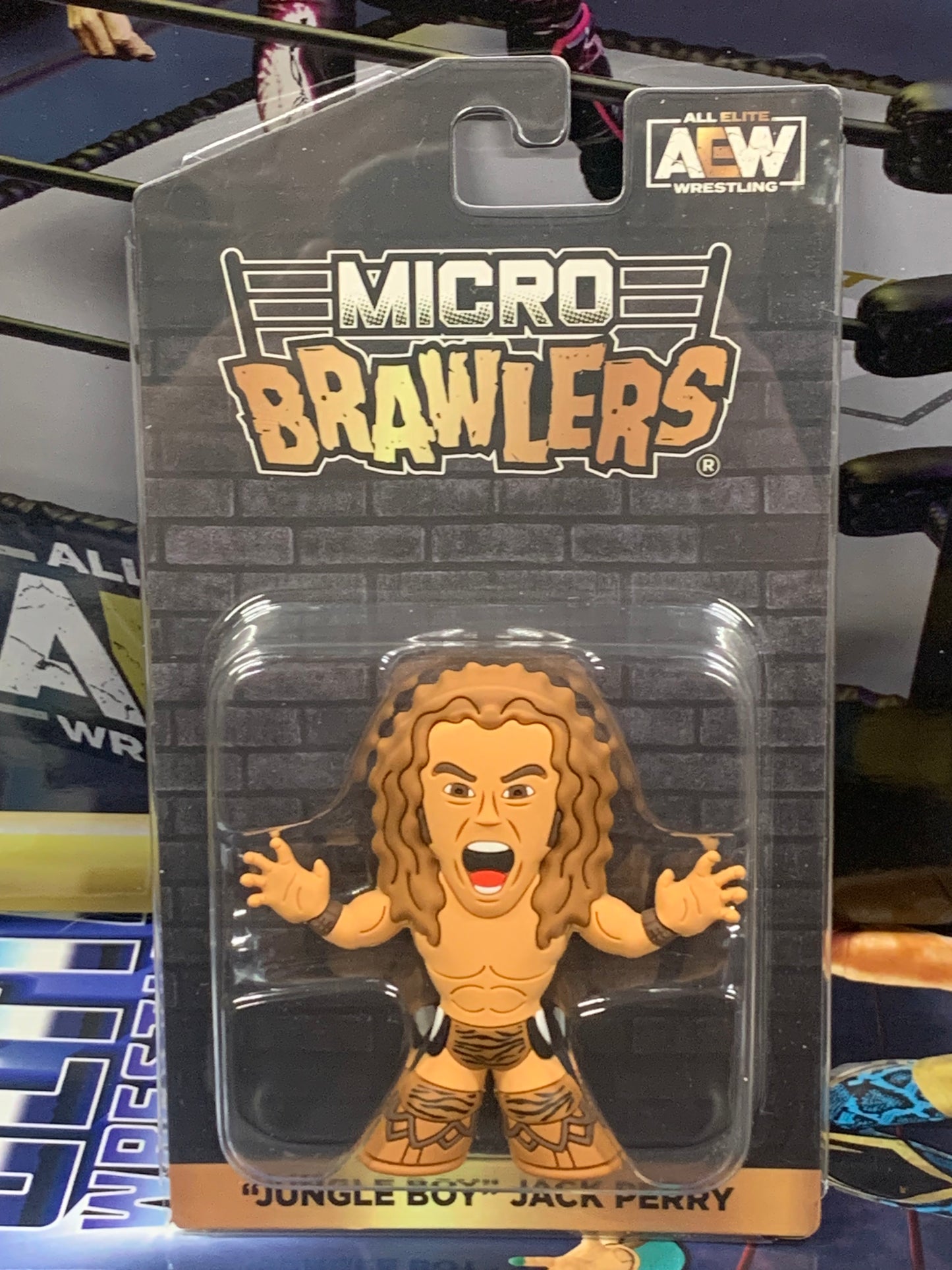 Jungle Boy Jack Perry AEW Micro Brawlers (New in Package)