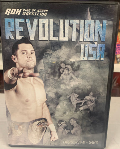 ROH Ring of Honor DVD “Revolution USA” 5/6/11 (El Generico, Strong, Briscoes, Kings of Wrestling)!!!