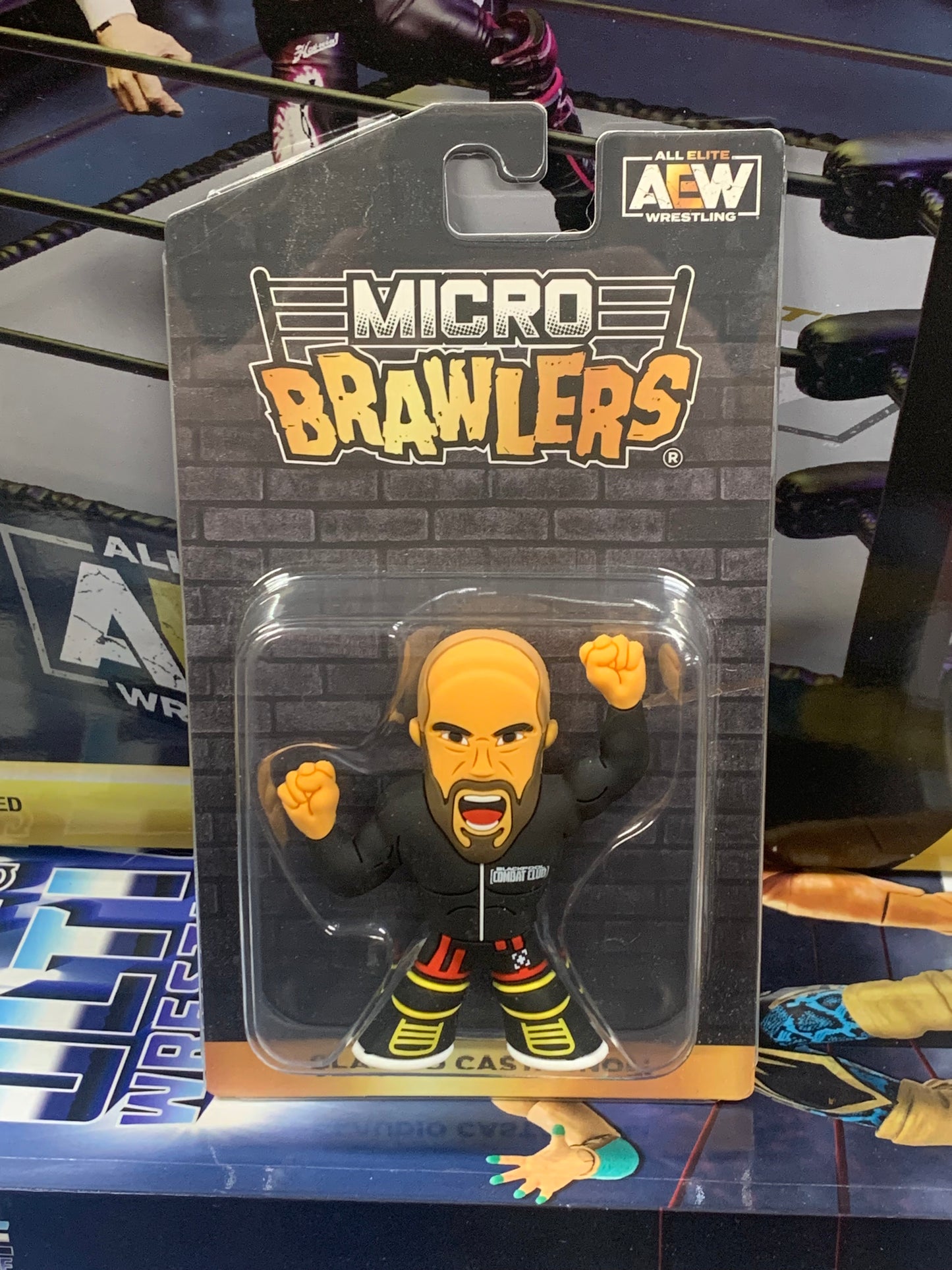 Claudio Castagnoli (Cesaro) AEW Micro Brawlers (New in Package)