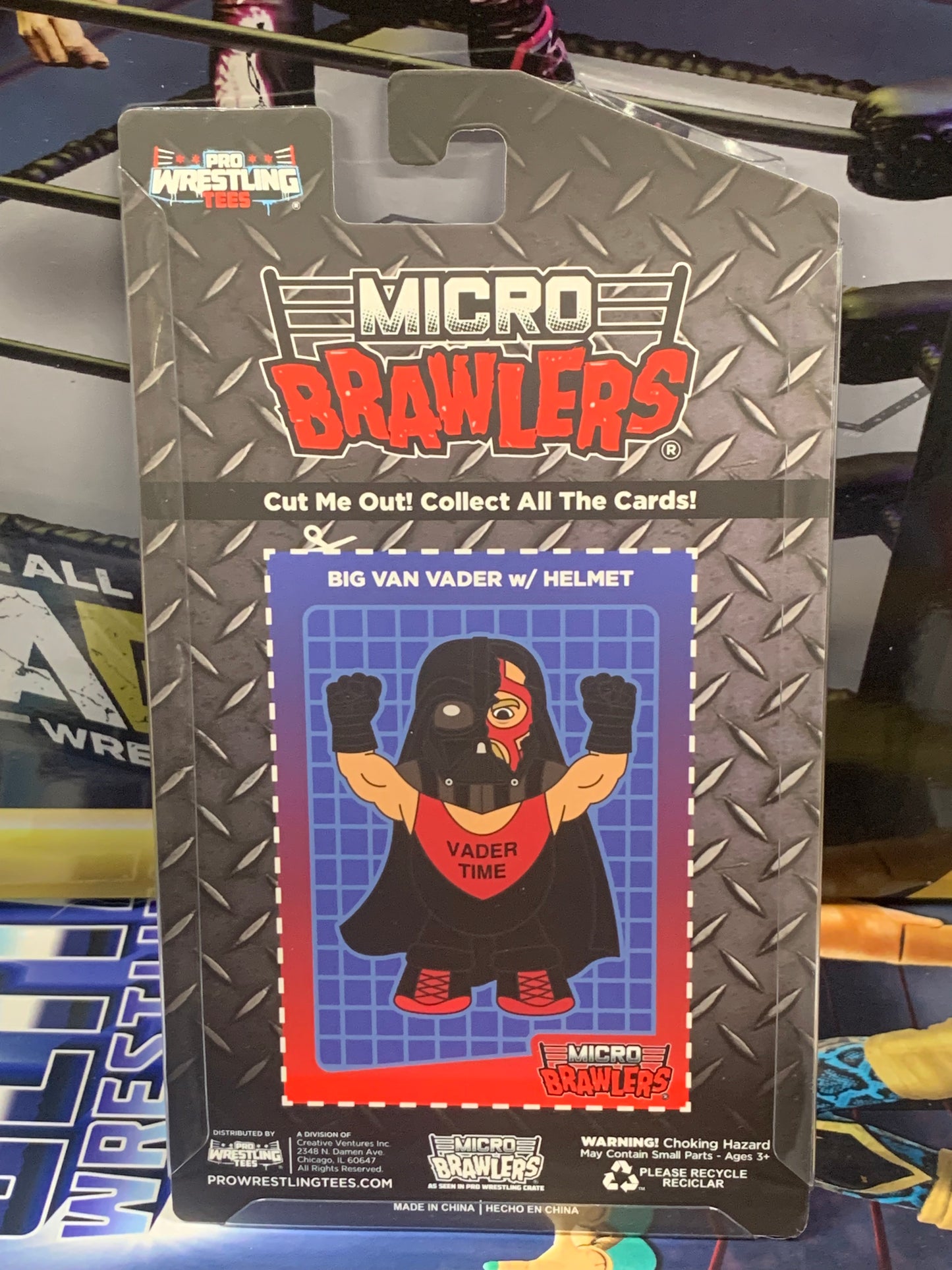 Big Van Vader w/Helmet Micro Brawlers (New in Package)