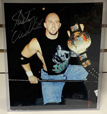 Justin Credible Signed 8x10 Color Photo ECW (Comes w/COA)